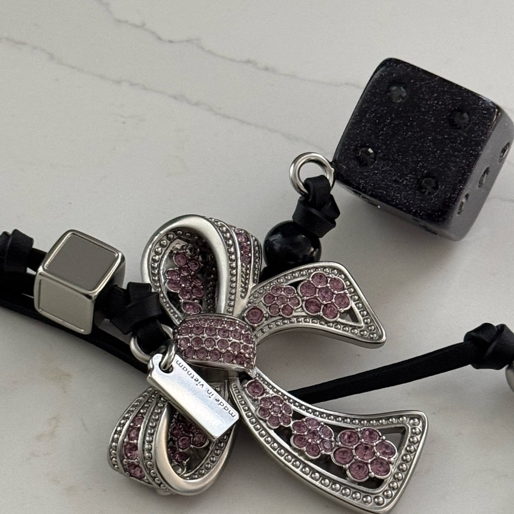 Coach Pink Bow, Dice, heart charm from Rogue 31 - Picture 6 of 7